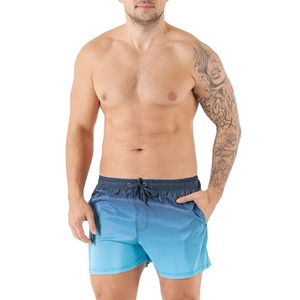 Shorts de bain professionnels OEM en gros à séchage rapide pour hommes, tendance, légers, pour l'été, avec logo personnalisé - Product Image 4