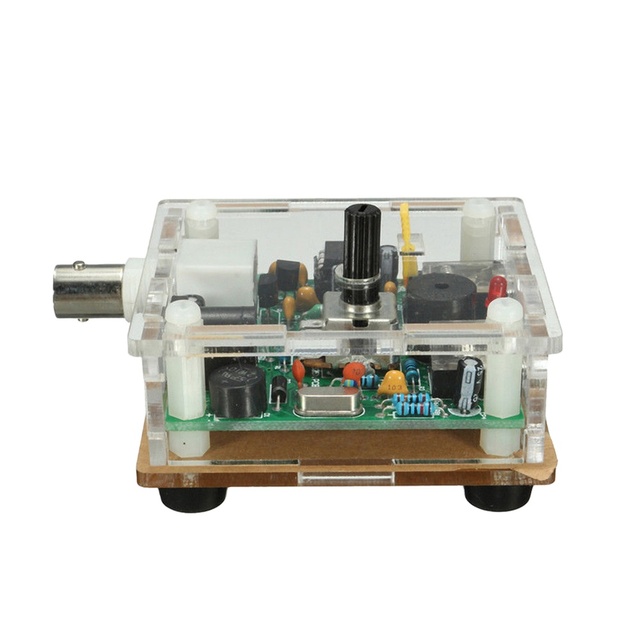 DC 9-13.8V S-PIXIE CW QRP Shortwave Radio Transceiver 7.023MHz 1.2W 50ohm SWR<2.0 Acrylic Case DIY Kit