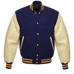 Blouson universitaire personnalisé en laine pour homme – Tissu long d'été de haute qualité, motif patchwork, respirant - Product Image 5