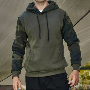 Sweat-shirts à capuche camouflage pour hommes, impression par sublimation, vente en gros, style hip-hop - Product Image 5