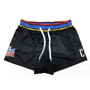 กางเกงขาสั้นวิ่งลำลอง ผ้าถักเรียบ แบบสวมใส่สบาย ระบายอากาศได้ดี แห้งเร็ว ผลิตจากโพลีเอสเตอร์ 100% เหมาะสำหรับฤดูร้อน - Product Image 4