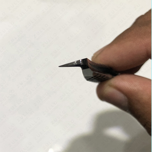 Black Stainless Steel Eyelash Extension Tweezers Set Fiber Tip Precision Volume Lash Applicator <b>Tool</b> Custom Logo - Product Image 4