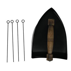 Grille de cuisson portable pour barbecue au charbon de bois, support pour brochettes de kebab, plateau de cuisson pour viande, pour camping en extérieur - Product Image 3