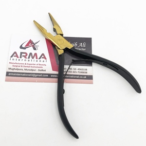 คีมต่อผมสแตนเลสเกรดแบนรูปทรงแบนอเนกประสงค์ติดป้ายได้ตามต้องการ - Product Image 1