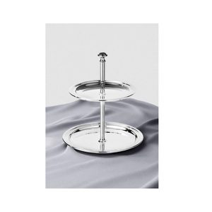 Gold Multiple Tier Cake Stand Aluminium Metal cake stand - Product Image 1