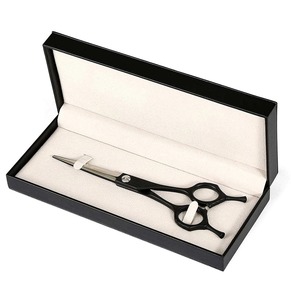 Tijeras de Peluquería Profesionales de Dos Tonos, Acero Inoxidable Afilado, Mango Negro, para Diestros, Ligeras, para Cortar el Cabello - Product Image 2