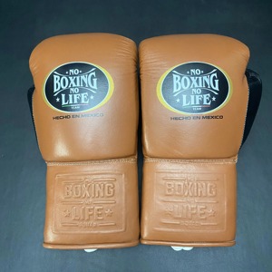 Gants de boxe en cuir de qualité supérieure, à lacets, style NBNL, vente en gros - Product Image 5