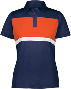 Camisa de Mujer, Corte Entallado, Informal, Tejida, Bordada, con Cuello Alto, Transpirable, de Algodón y Poliéster, para Oficina y Deportes - Product Image 2