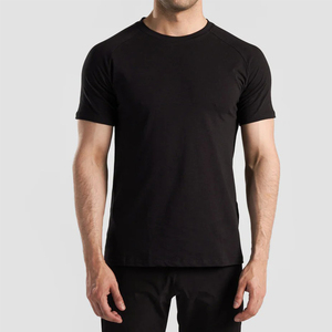 T-shirts de sport décontractés ajustés et respirants pour hommes en jersey de coton/élasthanne de haute qualité - Product Image 1