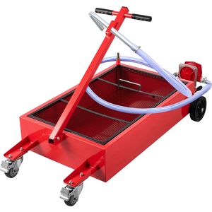 Bac de vidange d'huile pliable à pompe manuelle de 76 L (20 gallons) à profil bas pour réparation automobile, grande capacité, pour un changement d'huile facile - Product Image 5