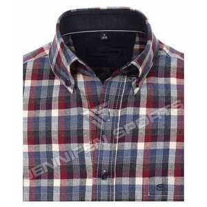 เสื้อเชิ้ตผู้ชายลายสก็อตผ้าฝ้าย 100% สไตล์อเมริกันเรโทรลำลองสุดฮิตปี 2026 แขนยาว คุณภาพสูง ไม่หดตัว - Product Image 2