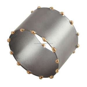 Anillos de Servilleta Plateados de Grado Alimenticio para Hoteles y Eventos, Vajilla Decorativa, Anillos de Servilleta Personalizados a Precio de Mayoreo - Product Image 2