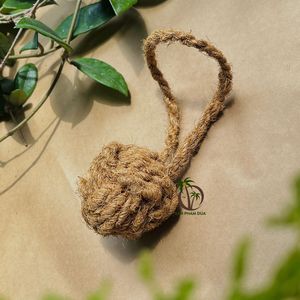 Jouet à mâcher pour animaux de compagnie en fibre de coco écologique taille L - Design naturel, jouet à mâcher et à jouer pour chiens et petits animaux - Product Image 6