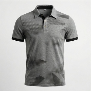 Vente en gros de polos pour hommes sur mesure avec logo imprimé, nouveau design, couleur unie, tissu tricoté, fabriqué au Pakistan - Product Image 1