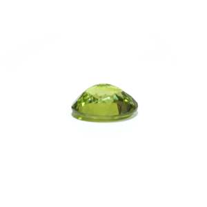 Lab-Created Oval Cut Peridot 4.4 Carat Loose Gemstone for Fine Jewelry - Product Image 3