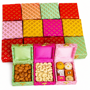 Brocade Gift <b>Box</b> <b>Small</b> Decorative Fabric <b>Storage</b> <b>Box</b> Packaging Wedding Return Gift <b>Box</b> Bulk Wholesale Supplier - Product Image 1