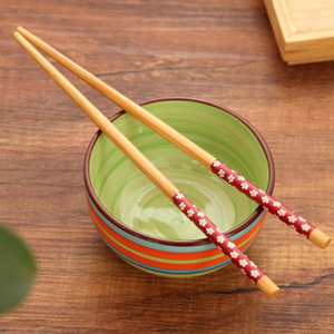 Baguettes réutilisables en bambou naturel, légères et faciles à saisir, style japonais, ustensiles de table pour sushis, nouilles, riz frit et cuisine asiatique - Product Image 3