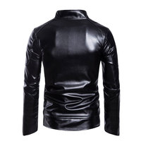 Veste en cuir pour homme, best-seller de l'hiver, tissu en toile, col montant, respirante, logo personnalisable sur le devant, coupe ajustée