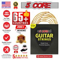 GS AC BRSS HD D0100H7XXCX 6-String Acoustic Guitar Medium Gauge Steel Carbon Core Bright Powerful Tone Instrument Accessory