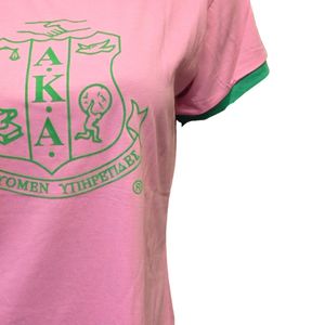 Camiseta de Algodón Rosa con Estampado Gráfico para Mujer, Manga Corta, Informal, Cómoda y Elegante para Uso Diario - Product Image 6