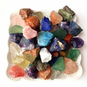 Raw Stone <b>Crystal</b> Collection Agate Multicolor Natural Gemstone <b>Cluster</b> Art Decor - Product Image 3