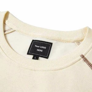 เสื้อสเวตเชิ้ตแขนยาวทรงแร็กแลนสีพื้น คอโอ ทรงลำลอง ผ้าถักเนื้อฝ้าย ใส่สบาย เหมาะสำหรับฤดูใบไม้ร่วง - Product Image 5