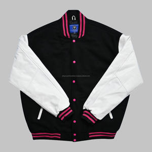 High Quality Customized College Letterman <b>Jacket</b> Winter Baseball Style Breathable Wool Cow Skin Varsity <b>Hooded</b> <b>Fur</b> - Product Image 1