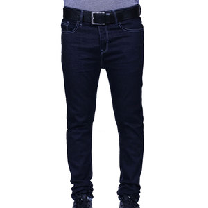 Pantalones de mezclilla para hombre, estilo nuevo, para uso en exteriores, lavados, de la mejor calidad, de color sólido, a precio económico. - Product Image 1