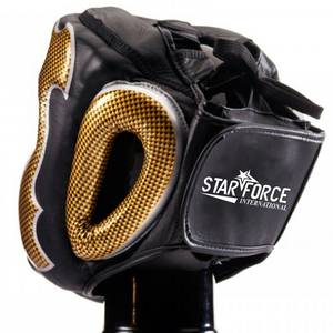 Casque de boxe intégral de marque OEM avec matériaux EVA et PU pour l'entraînement de Muay Thai, MMA et Kickboxing - Durable et protecteur - Product Image 5