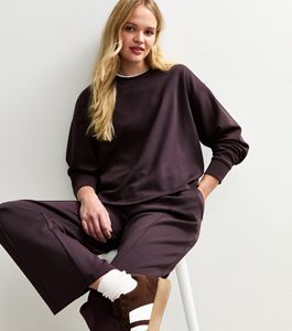 Women's Fashionable Crew Neck Sweatshirts Top Quality Cotton French Terry Sweatshirt Color <b>Block</b> Custom Embroidered logo - Product Image 5