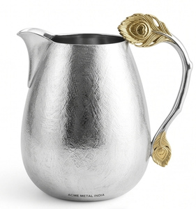 Elegant Durable Copper Water Jug Luxury Hammered Design Metal Water Pitcher for Home and Restaurants Best Price - Product Image 1