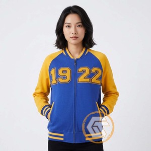 Chaqueta Universitaria Personalizada de Algodón y Felpa con Bordado de Sigma Gamma Rho, Ropa Griega Transpirable de Alta Calidad para Otoño - Product Image 4