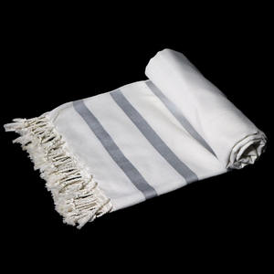 Toalla Fouta con Nuevo y Atractivo Diseño de Rayas, Ecológica, Tipo Hammam, 100% OEM, Toalla de Playa, Fabricada en India - Product Image 4