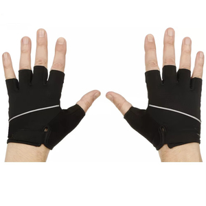 Gants de cyclisme demi-doigts en cuir personnalisés OEM, antidérapants, respirants, pour l'été et les activités sportives en extérieur, avec votre propre logo - Product Image 1