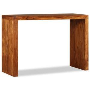 Mesa consola de madera de acacia maciza marrón de durabilidad media - Product Image 1