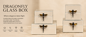 Luxury Light <b>Grey</b> Color Mirror Glass Decorative <b>Storage</b> Box Key Knob Premium Jewelry Vanity Organizer <b>Boxes</b> Home Decor Lacquer - Product Image 3