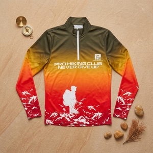 Camiseta de Senderismo Personalizada al por Mayor, Manga Larga, Transpirable, Ropa Deportiva para Exteriores, Proveedor de Ropa Deportiva Ligera al por Mayor - Product Image 4