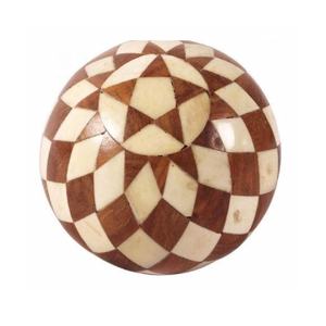 Boule incrustée d'os de buffle au design moderne pour Showpiece Vaisselle Décorative Boules Centre de Table de Salon Boules Douées Décoration Maison - Product Image 1