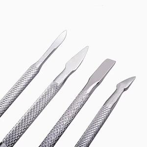 Pousse-cuticules professionnel pour ongles, nouveau modèle tendance, outil de beauté pour ongles, dernier style, en acier inoxydable, pour salon. - Product Image 1