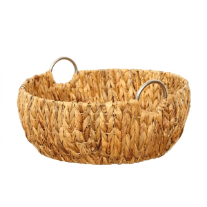 Sustainable Seagrass Tray Versatile <b>Storage</b> For Seasonal Holiday Decorations And Festive <b>Table</b> Setup - Product Image 1