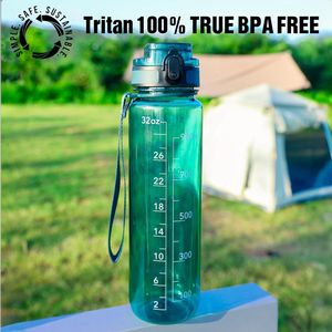 Borraccia Sportiva Motivazionale da 32oz in Tritan con Indicatore Orario, Senza BPA, Bocca Larga, Antigoccia per Ann - Product Image 2