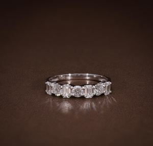 925 Sterling <b>Silver</b> Lab Grown Diamond Vintage IGI Certified Round Brilliant Cut <b>Ring</b> for <b>Women</b> <b>Wedding</b> Jewelry - Product Image 1