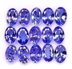 Natural Tanzanite Oval Faceted Calibrated Loose Gemstone Untreated Third Party Certified 2.00Ct ZUBEDA GEMS JEWELRY Ready for - Product Image 6