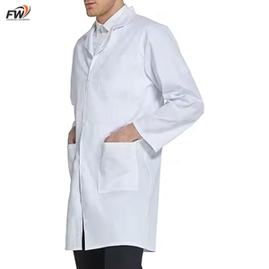 เสื้อกาวน์แพทย์ชายขายดี พร้อมกระเป๋า 3 ช่อง คุณภาพสูง ผ้าถัก ปักโลโก้ได้ตามสั่ง ปี 2025 สีตามสั่ง - Product Image 2