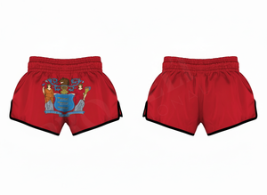 Shorts de Muay Thai Taille Haute Couleur Personnalisée – Dernier Design pour Kickboxing, Arts Martiaux, Entraînement – Respirant en Satin pour la Gym - Product Image 4