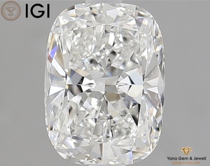 Éclat Raffiné 2.00 CARATS Coupe Coussin avec Certificat IGI Couleur F Pureté VVS2 Diamant de Laboratoire CVD pour Pendentif de Luxe - Product Image 1