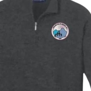 Jack and Jill Mens Grey Half <b>Zip</b> Polo Sweater Knit Pullover Smart Casual Long Sleeve Comfortable Premium Everyday Wear - Product Image 5