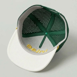 Gorra de golf snapback personalizada de 5 paneles con visera plana, bordado plano, corona estructurada, OEM ODM, proveedor de gorras con MOQ bajo - Product Image 5