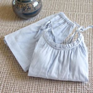 Womens Matching Two-Piece Set Short Sleeve Button-Down Shirt and Multi-Pocket Cargo Shorts Casual Summer Outfit - Product Image 6
