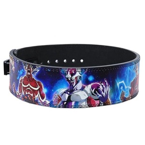 High Quality Heavy Duty Breathable Sublimation Printed Anime Character Gym Lever Belt Buckle Closure Fitness Powerlifting - Product Image 5